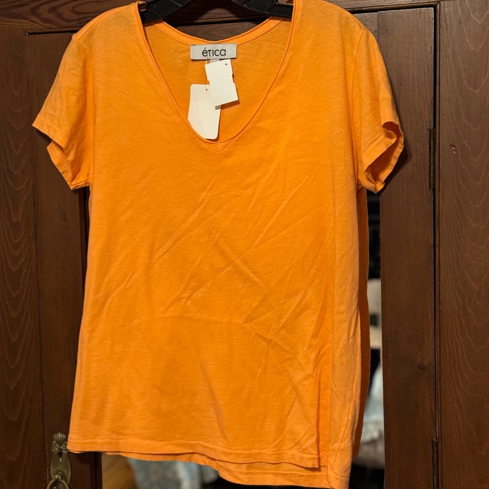 Etica Orange Tee